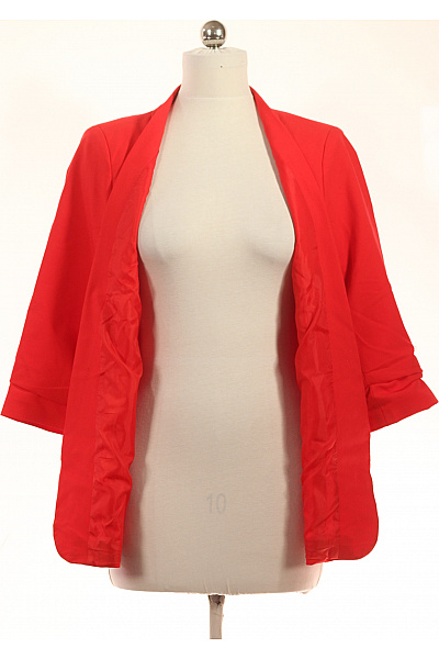 PIECES Dámské sako červené elegantní s 3/4 rukávem na běžné nošení Velikost l | PIECES | obrázek 3