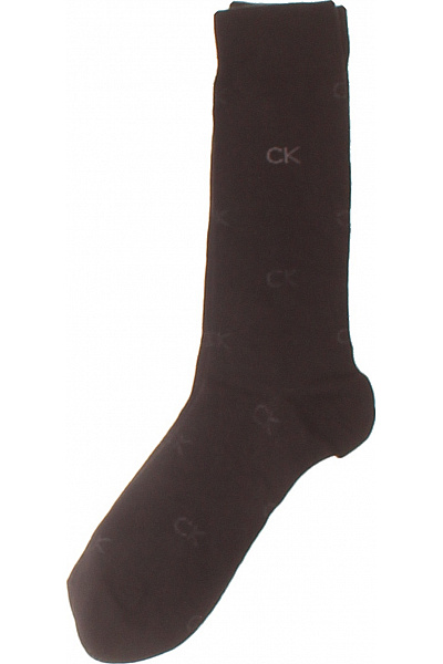Calvin Klein Pánské Ponožky černé Vzorované