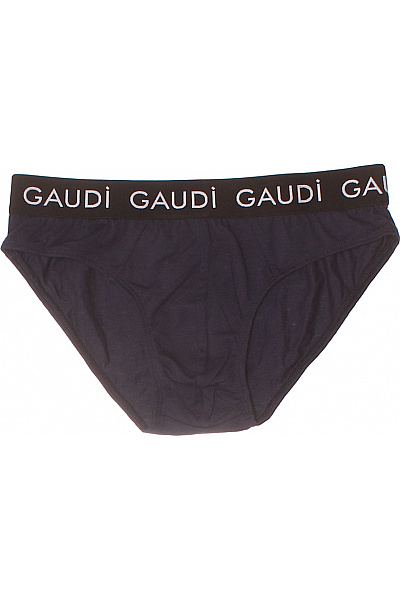 GAUDI Pánské Slipy Bavlněné černé Vel. S