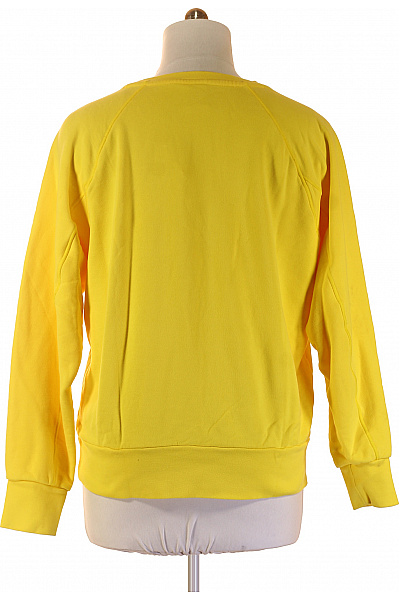 Nike žlutá mikina s dlouhým rukávem a potiskem přes hlavu Vel. L | Nike | obrázek 2