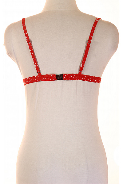 ARMANI dámské plavky červené puntíkované trojúhelníkové na zavazování Velikost m | ARMANI | obrázek 3