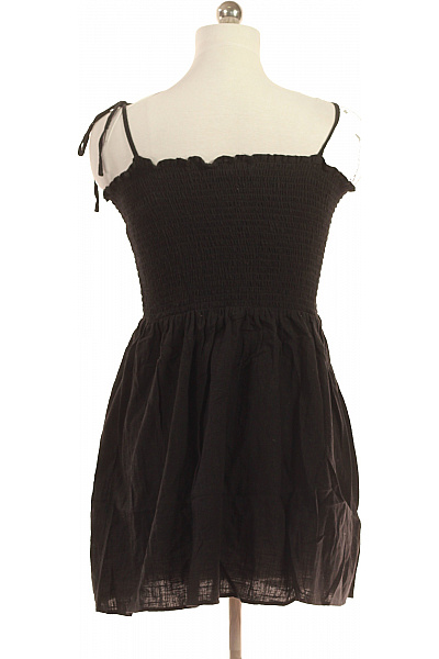 ONLY Černé šaty na ramínka mini boho volnočasové letní Velikost l | ONLY | obrázek 2