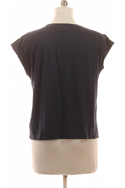 numph Dámské tričko s krátkým rukávem modré basic modalové Vel. L | numph | obrázek 3