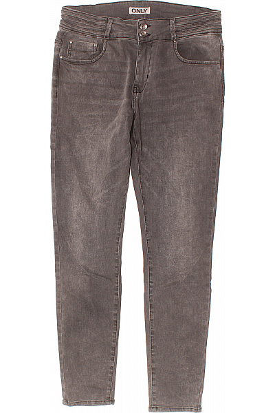 ONLY Dámské Džíny úzké Strečové S Vysokým Pasem Seprané Velikost Xl