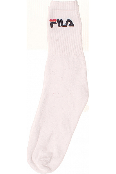 FILA Pánské Kotníkové Ponožky Bílé