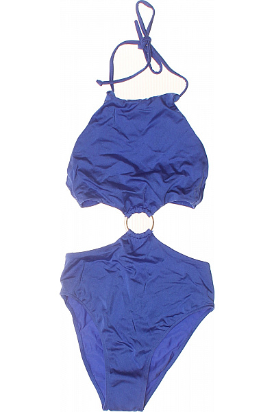 Secret Jednodílné Plavky Za Krk Lesklé Vykrojené Vel. XS