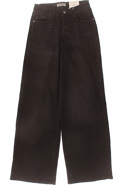 ONLY Dámské černé Volné Džíny S Vysokým Pasem Velikost S/32