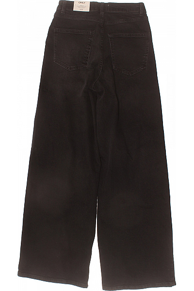 ONLY Dámské černé volné džíny s vysokým pasem Velikost S/32 | ONLY | obrázek 2