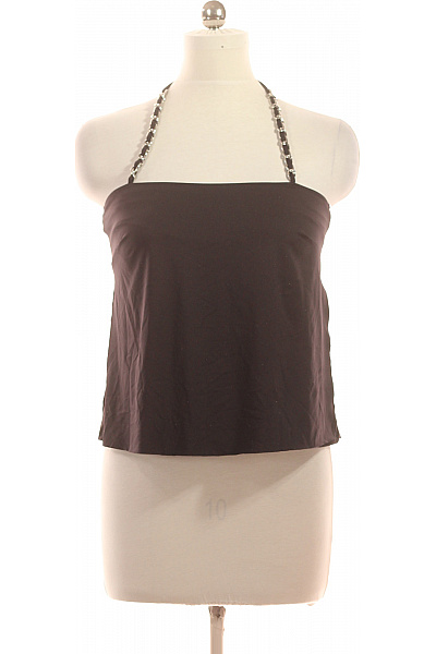 MICHAEL KORS Dámské Plavky Za Krk S Kamínky černé Vel. M