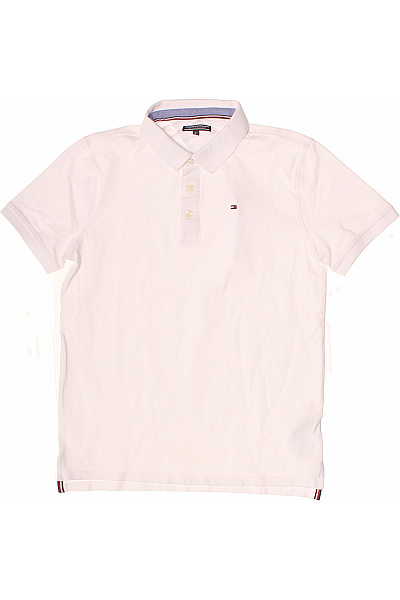 TOMMY HILFIGER chlapecké tričko s límečkem bílé Vel. 176 CM | TOMMY HILFIGER | obrázek 2