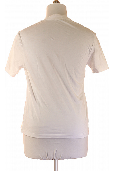 Calvin Klein Bílé bavlněné tričko s krátkým rukávem a potiskem Velikost m | Calvin Klein | obrázek 3