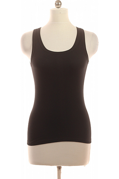 H.I.S Dámské bavlněné tílko černé basic bez rukávů s kulatým výstřihem Vel. 40/42 | H.I.S | obrázek 2