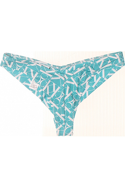 Calvin Klein dámské plavky tyrkysové s potiskem moderní tanga Velikost XS | Calvin Klein | obrázek 2