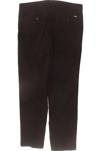 Hugo Boss Pánské bavlněné kalhoty volnočasové rovné černé Velikost DE 52 | Hugo Boss | obrázek 2