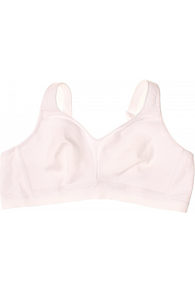 Petite Fleur Dámská bavlněná sportovní podprsenka hladká bílá Vel. 95b | Petite Fleur | obrázek 2