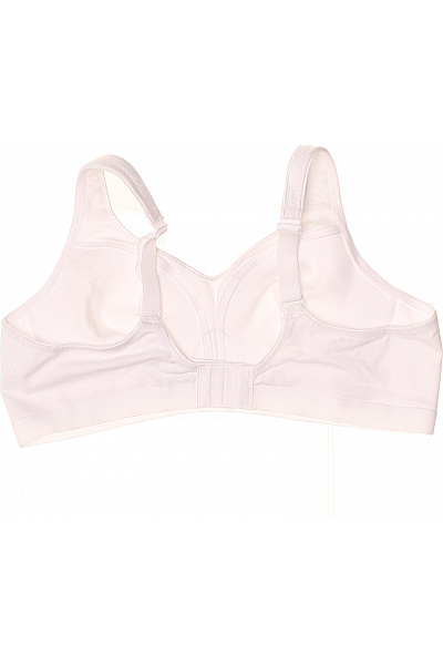 Petite Fleur Dámská bavlněná sportovní podprsenka hladká bílá Vel. 95b | Petite Fleur | obrázek 3