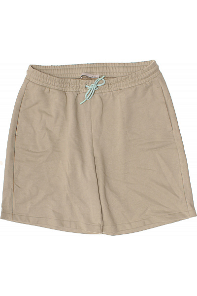 Oui Dámské Teplákové Kraťasy Volnočasové S Kapsami Béžové Vel. DE 44