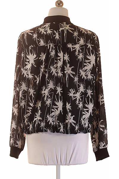 FB SISTER Dámská bomber bunda s potiskem palem a na zip Vel. S | FB SISTER | obrázek 2