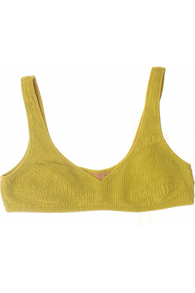 OAS Dámské žebrované plavky žluté crop top Velikost L | OAS | obrázek 2