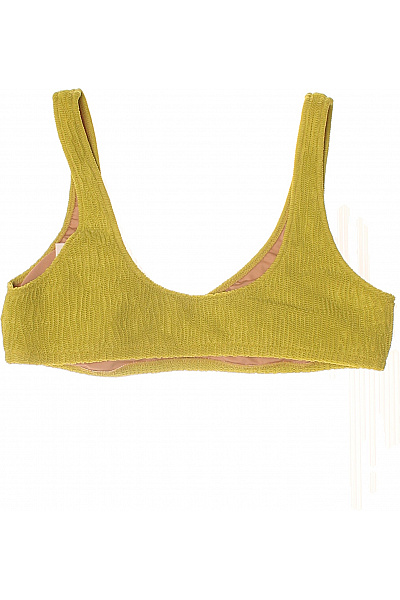 OAS Dámské žebrované plavky žluté crop top Velikost L | OAS | obrázek 3