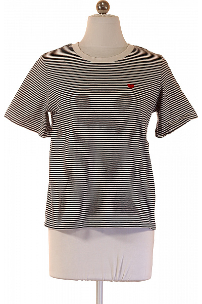 Judith Williams Dámské Tričko S Krátkým Rukávem Pruhované Basic Velikost S