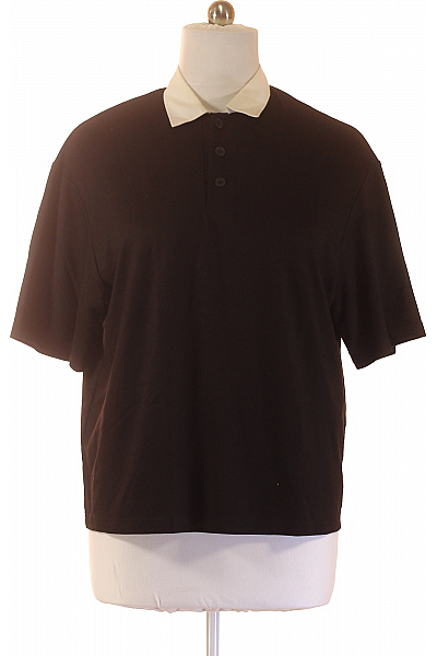 ANTIOCH Pánské tričko s límečkem krátký rukáv jednobarevné viskózové Velikost L | ANTIOCH | obrázek 2