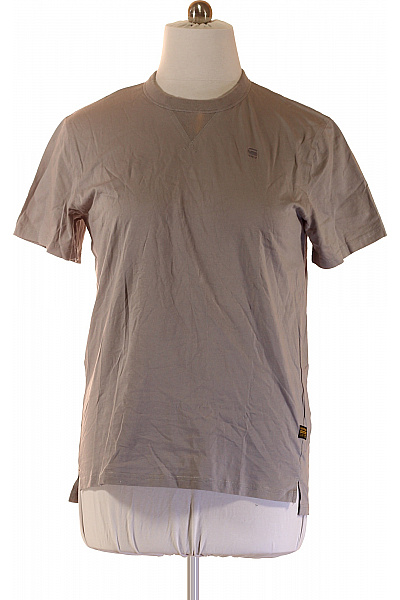 G-Star Pánské Bavlněné Tričko S Krátkým Rukávem Jednobarevné Basic Vel. L