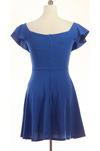 Wal G Modré koktejlové šaty s odhalenými rameny Vel. m | Wal G | obrázek 2