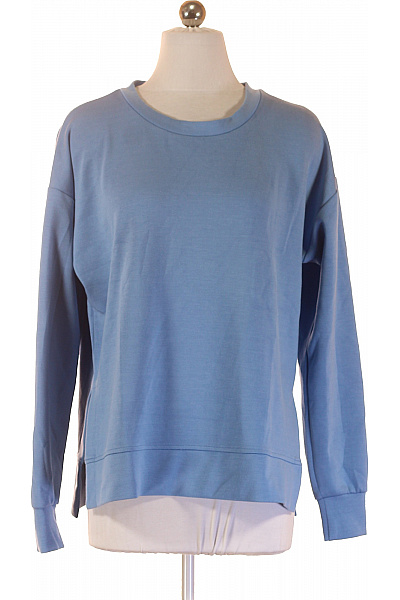 soyaconcept dámská mikina modrá s dlouhým rukávem crewneck jednobarevná Velikost S | soyaconcept | obrázek 2