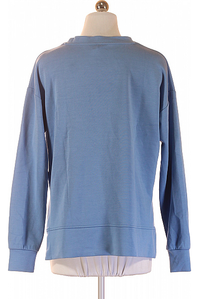 soyaconcept dámská mikina modrá s dlouhým rukávem crewneck jednobarevná Velikost S | soyaconcept | obrázek 3