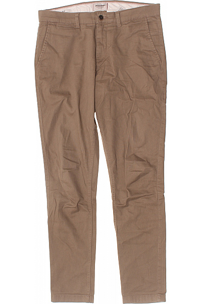 JACK & JONES Pánské bavlněné kalhoty volnočasové rovné hnědé Velikost 32/34 | JACK & JONES | obrázek 2