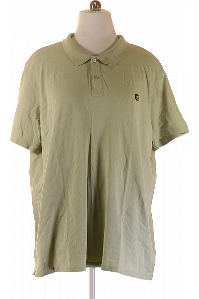 Petrol Industries Pánské tričko polo zelené jednobarevné s krátkým rukávem Velikost 4XL | Petrol Industries | obrázek 2