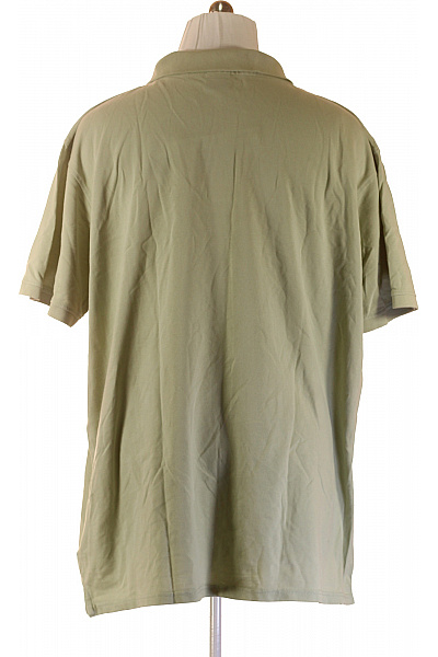 Petrol Industries Pánské tričko polo zelené jednobarevné s krátkým rukávem Velikost 4XL | Petrol Industries | obrázek 3