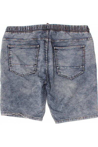 Pánské džínové kraťasy volnočasové s kapsami modré Vel. 38 | Unimoda | obrázek 3
