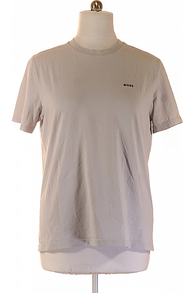 Hugo Boss Pánské tričko s krátkým rukávem a nápisem basic Velikost XXL | Hugo Boss | obrázek 2