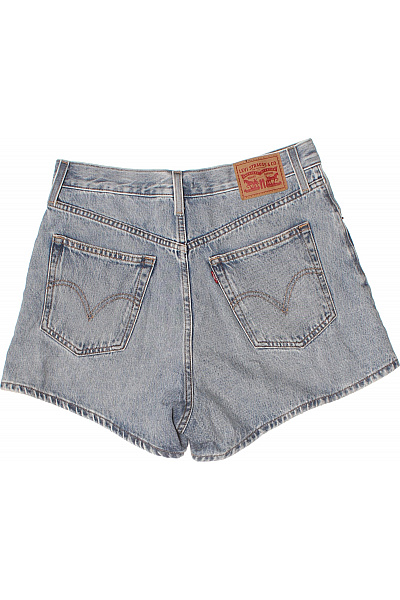 LEVIS Dámské modré džínové kraťasy s vysokým pasem vintage s kapsami Vel. 30 | LEVIS | obrázek 3