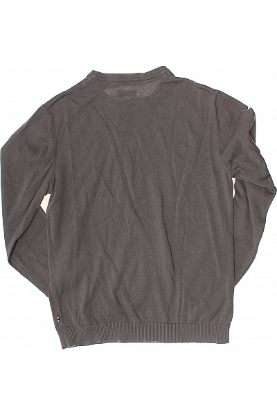 JACK & JONES Pánský svetr basic šedý žebrovaný Vel. S | JACK & JONES | obrázek 3