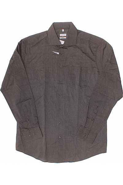 Seidensticker Pánské košile s dlouhým rukávem elegantní business bavlněné šedé Velikost 42 | Seidensticker | obrázek 2