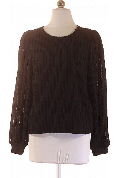 VERO MODA Dámská černá halenka s dlouhým rukávem a průstřihy Vel. S | VERO MODA | obrázek 2