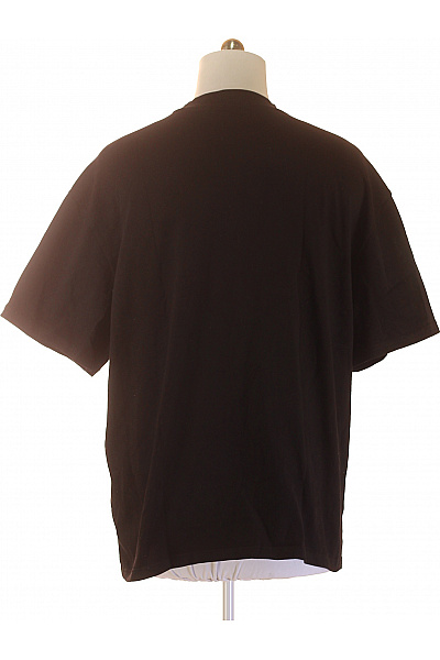 Weekday Pánské tričko s krátkým rukávem basic bavlněné černé jednobarevné Velikost XL | Weekday | obrázek 2