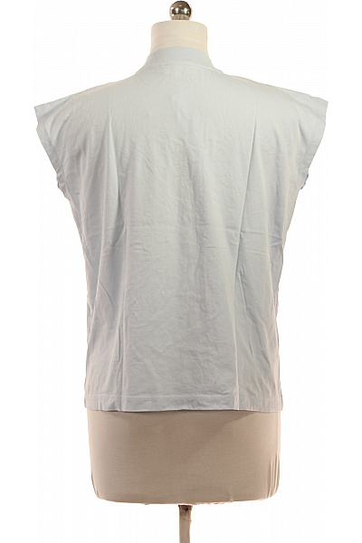 Dámské tričko bez rukávů se stojáčkem a výšivkou Velikost 38 | Unimoda | obrázek 2