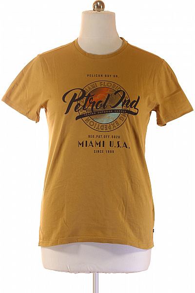 Petrol Industries Pánské tričko s krátkým rukávem a potiskem bavlněné Vel. L | Petrol Industries | obrázek 2