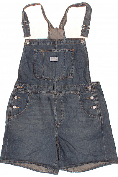 LEVIS Dámské Džínové Kraťasy S Laclem Volnočasové Krátké S Kapsami Modré Velikost L