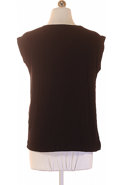 PIECES Dámské tričko bez rukávů černé viskózové basic Velikost S | PIECES | obrázek 3