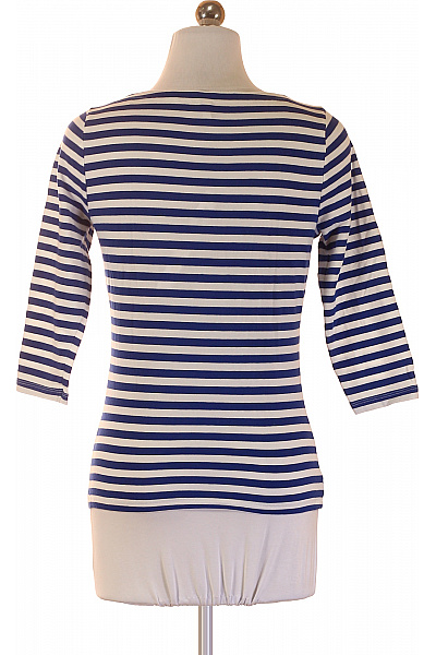 ONLY Dámské tričko s dlouhým rukávem pruhované modré basic Vel. S | ONLY | obrázek 3