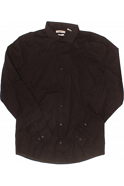 JACK & JONES Pánské černé elegantní košile s dlouhým rukávem Velikost L | JACK & JONES | obrázek 2