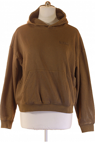 Pánská Bavlněná Mikina S Kapucí Přes Hlavu Jednobarevná Streetwear Velikost L