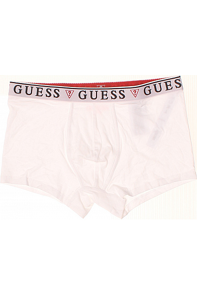 Guess Pánské Bavlněné Boxerky Bílé