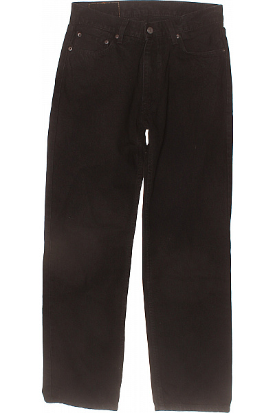 LEVIS Pánské Džíny Rovné černé Bavlněné Velikost W30/L32
