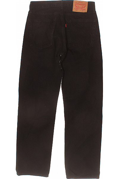 LEVIS Pánské džíny rovné černé bavlněné Velikost W30/L32 | LEVIS | obrázek 2